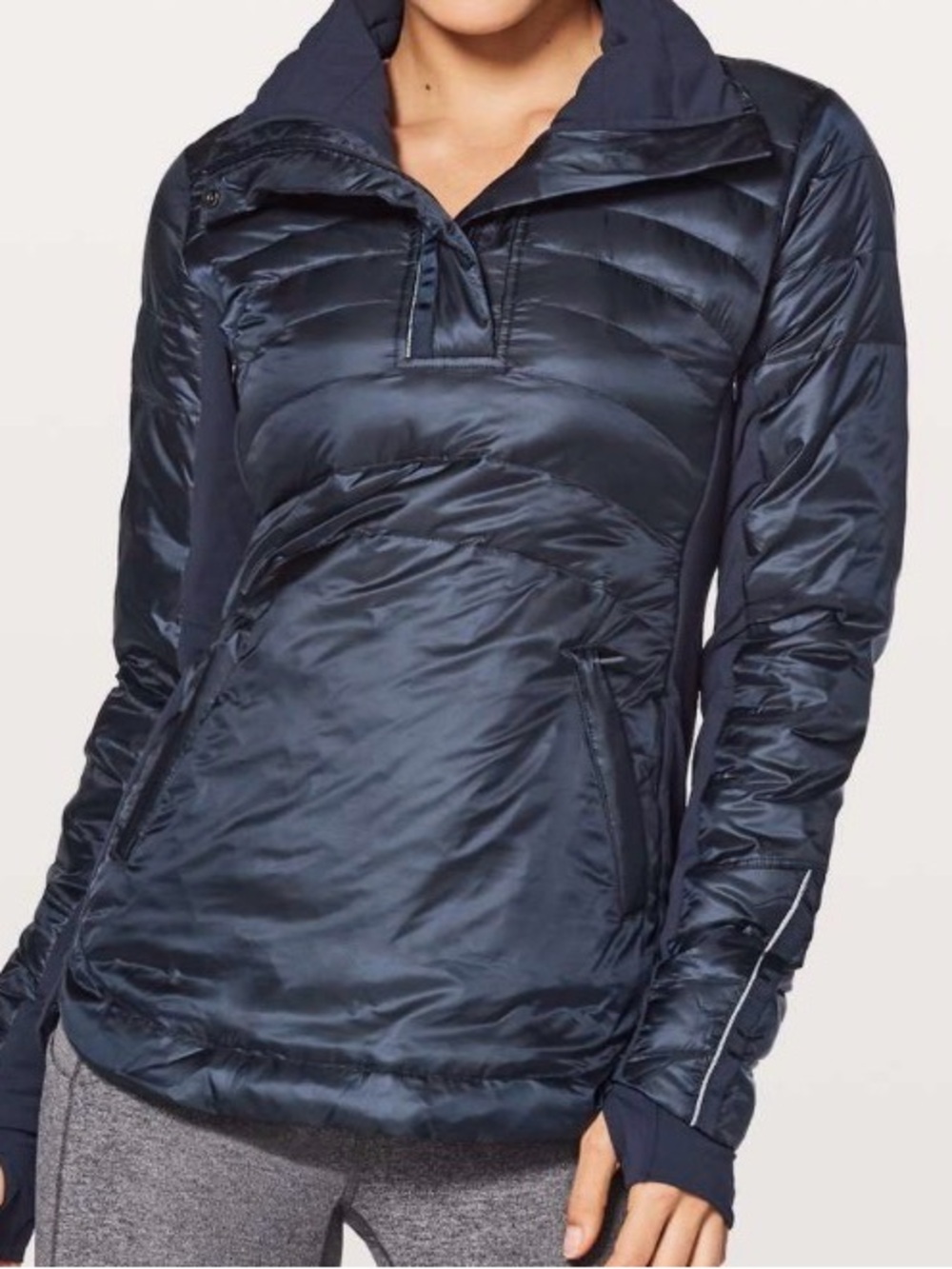 Lululemon women’s Down for a run half zip pullover.